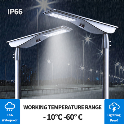 Outdoor Waterproof IP66 Solar Street Light Lithium Battery 25W Led Street Lighting
