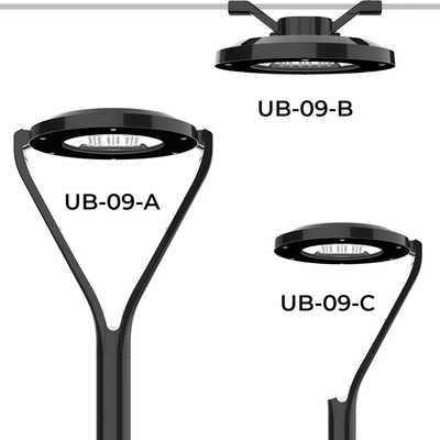 Las luces al aire libre simétricas del jardín llevaron el accesorio de iluminación del parque de IK08 IP66