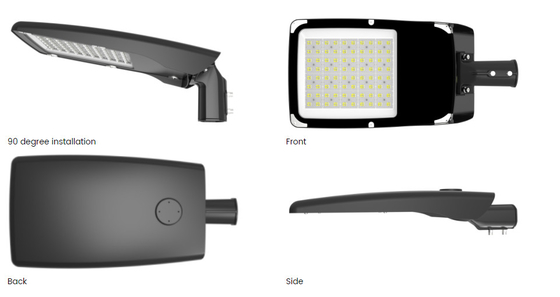 la luz al aire libre equivalente 3030 de poste del estacionamiento 50w 5050 SMD llevó el microprocesador al aire libre