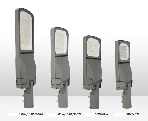 Soporte 150lm/W ajustable del lumen de los accesorios de la lámpara de calle de Smart City 80W alto
