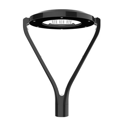Iluminación LED moderna para exteriores Puesto superior de luz de jardín LED de aluminio Dos brazos IP66 Puesto superior de la luz de la calle