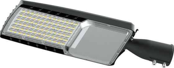 Lámparas de calle LED de color gris negro grado de protección IP66 vidrio templado y transparente