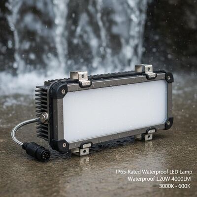 Lámpara LED impermeable IP65 Impermeable 120W 4000LM Lámpara de alta potencia luminosa 3000K - 6000K