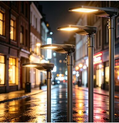 Luz de calle LED de aluminio con 5 años de garantía, eficacia de 170 lm/w, iluminación de carreteras, certificado ENEC ENEC+