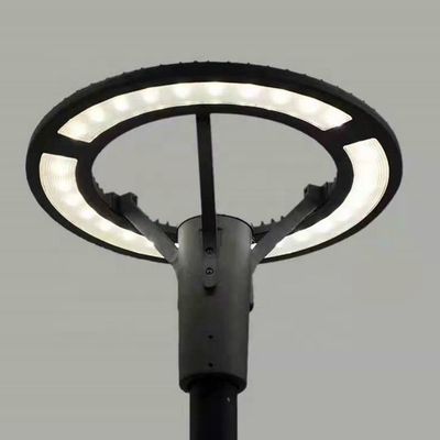 Lámpara plana de aluminio ligera de la bola de la luna del volante 60w de la secuencia solar de la decoración del jardín